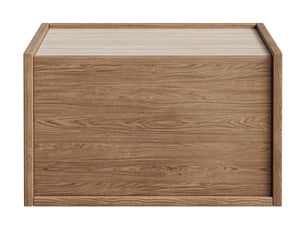Selsey cabby - table de chevet - 50 cm - chêne casella brun