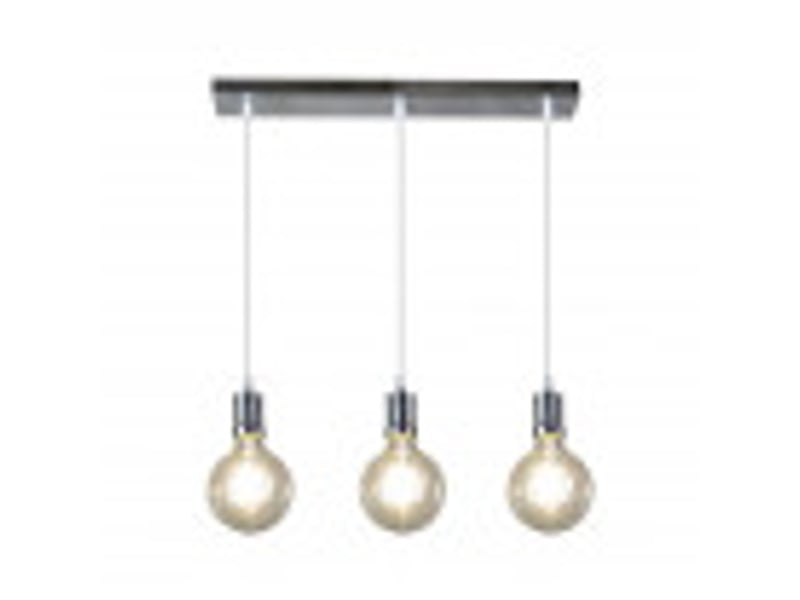  Fabrilamp prisco, lampe, moderne, 3 x e27, chromé, 33-113 x 64 x 12.5 cm 167193020 - Conforama D