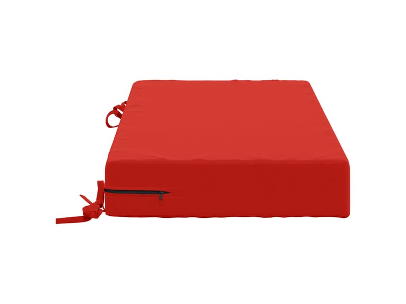  Coussin d'assise, coussin pour chaisecanapé soest 100 % polyester rouge 70 x 40 x 10 cm cf51483  - Conforama D