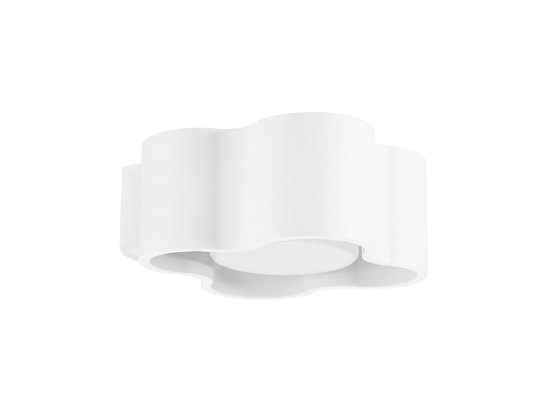 Applique ovio blanche gx53 aluminium moderne 6x12x14.5cm SL.3325 - Conforama A