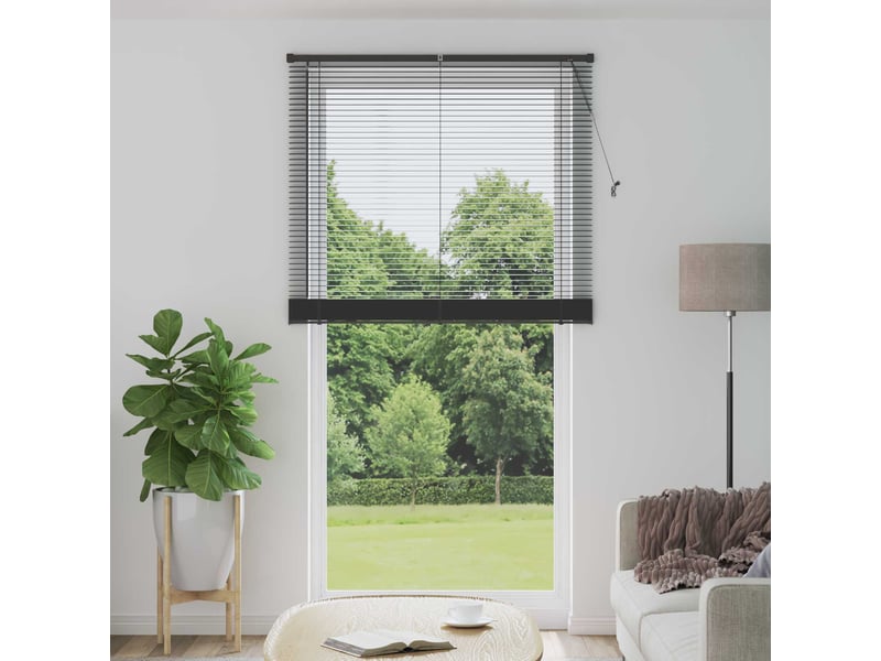 Store vénitien, store de fenêtre gris argenté 213 x 120 cm 25 mm pvc cf47852  - Conforama B