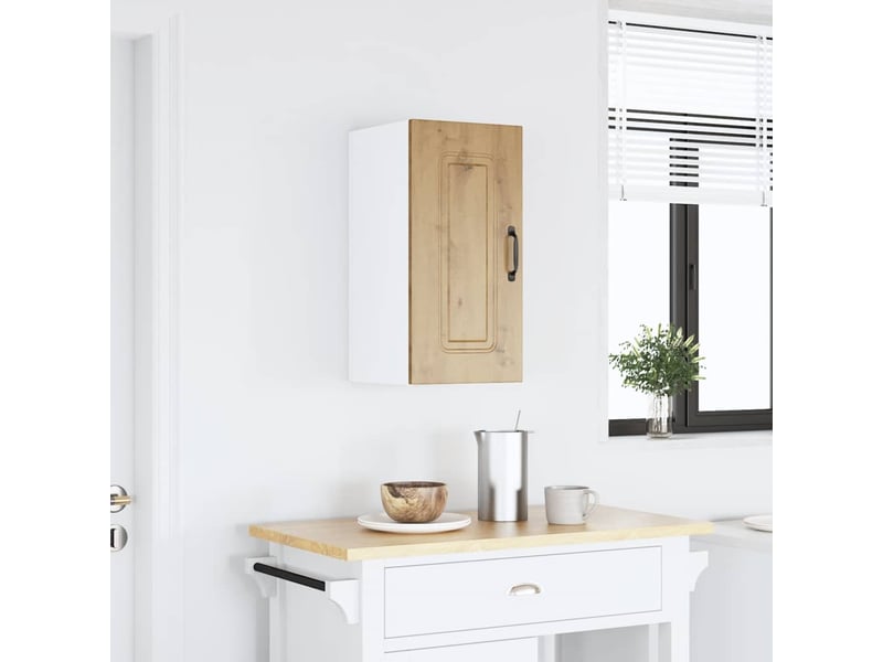  Armoire murale cuisine kalmar chêne artisanal bois d'ingénierie shl3054  - Conforama B