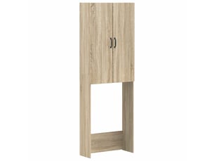 Armoire de toilette, meuble de toilette hoorn chêne sonoma 66x25.5x190 cm