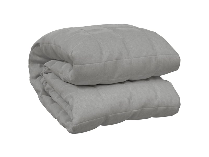  Couverture lestée adulte gris 220x240 cm 11 kg tissu shl18547  - Conforama A