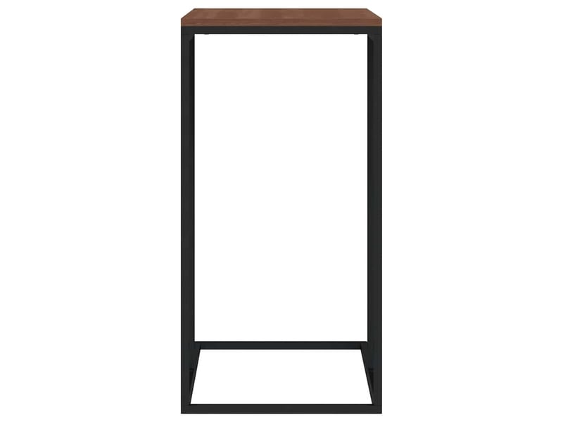  Table d'appoint | table basse noir 40x30x59 cm bois d'ingénierie  - Conforama E