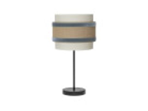 Lampe à poser fabrilamp cornalina beigebleu 1 x e14 47 x 18 x 18 cm