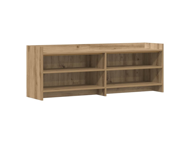  Meuble tv - banc tv - meuble de rangement 135 x 33 x 47 cm chêne artisanal bois d'ingénierie  - Conforama A