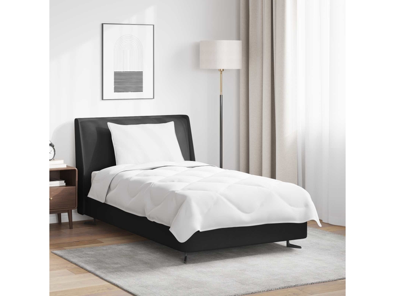  Duvet d'été simple avec oreiller 2 pièces - couette blanc microfibre  - Conforama B