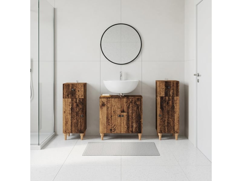  Ensemble de meuble de salle de bain 3 pièces alkmaar cf63292  - Conforama B