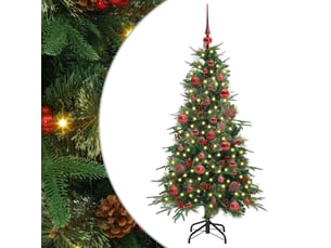 Sapin de noël artificiel, arbre de noël à branches articulées vert 150 cm shl2812