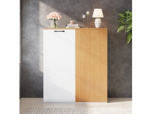 Bibliotheque coloris bicolore VIVRYN - 40 cm x 110 cm