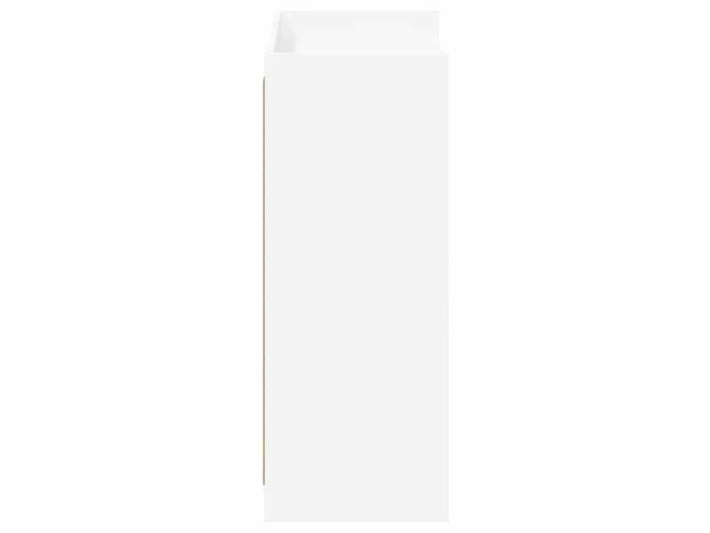  Meuble à chaussure, cabinet à chaussures blanc 73,5x36x92 cm bois d'ingénierie shl9450  - Conforama E