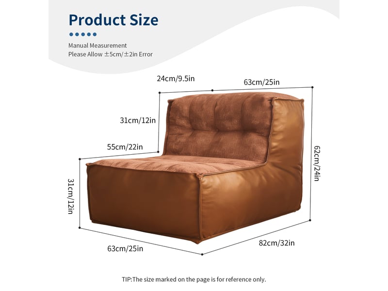 Fauteuil 1 place élégant avec dossier sculptural et table d’appoint intégrée  - Conforama C