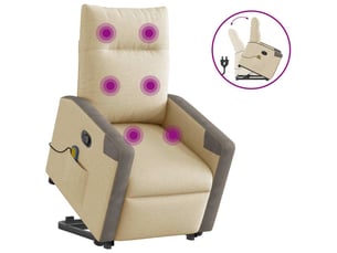 Fauteuil fixe <strong></strong> Tissu beige