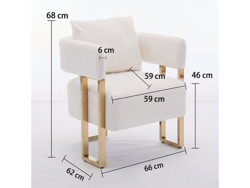  Canapé 1 place, canapé de salon, pour salon, chambre, mobilier pour espace de vie, adapté à l'espace de vie  - Conforama W