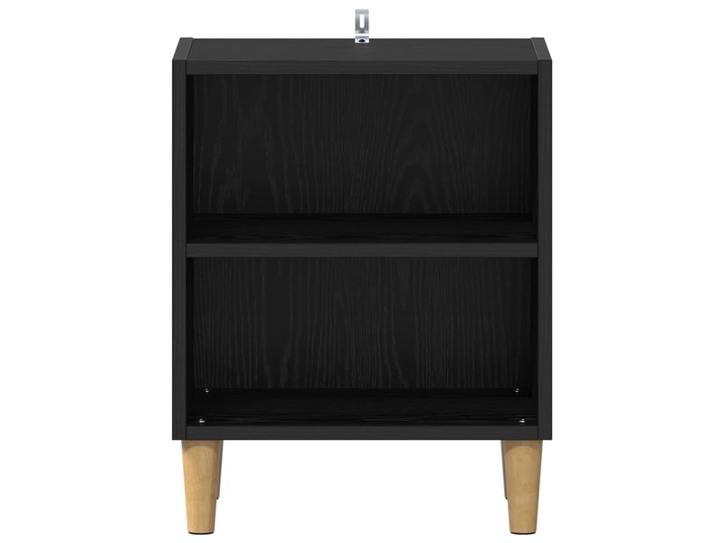  Table de chevet - table de lit 2 pièces chêne noir 40 x 30 x 50 cm  - Conforama E
