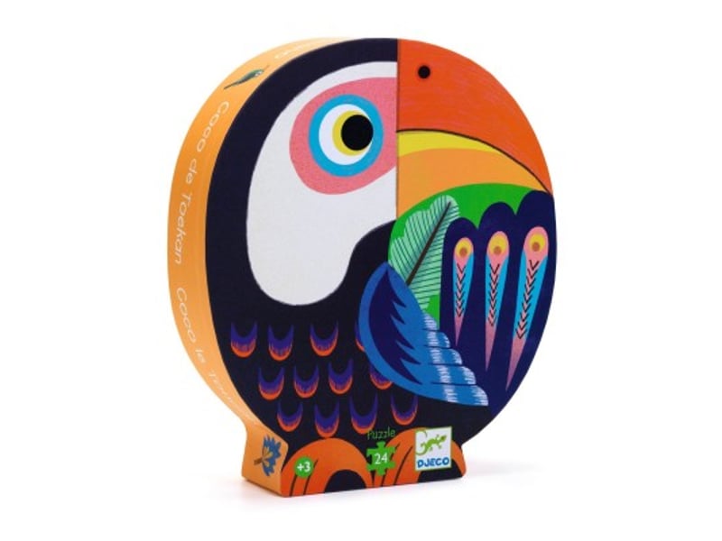  Puzzle silhouette coco le toucan 24 pieces DJ07283 - Conforama A