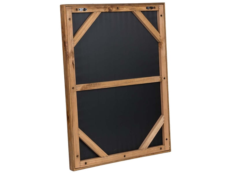  Tableau artisanal en bois recyclé relief vert beige et noir 62x4x82 cm h  - Conforama D