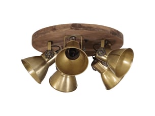 Plafonnier, lampe plafond 25 w laiton antique 50x50x25 cm e27