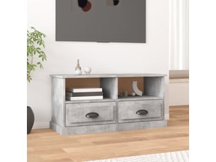 Meuble tv coloris gris 93 cm <strong></strong>  <strong></strong>