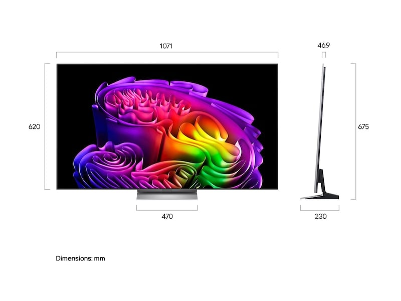  Oled48g66ls - 48 pouces (121 cm) | lg oled evo ai g6 | 4k smart tv  - Conforama C