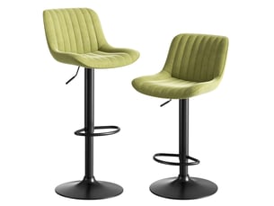 tabouret de bar assise réglable en hauteur <strong>HAUSS SPOLE</strong> - vert