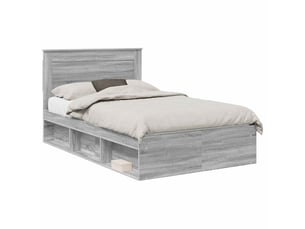 Lit 2 places 120x190cm    coloris gris