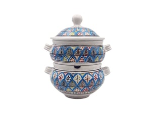 Bol Bakir Royal - Diamètre 18,5 Cm, Contenance 1L, Lave-vaisselle Et Micro-ondes Safe, Sans Plomb, Décoration Délicate