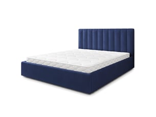 Lit coffre 160x200 cm MASSENO coloris bleu