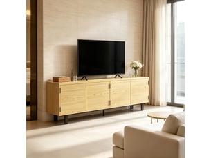 Meuble tv coloris naturel 35 cm <strong>ATELIER CONFORTIEL</strong>  <strong></strong>