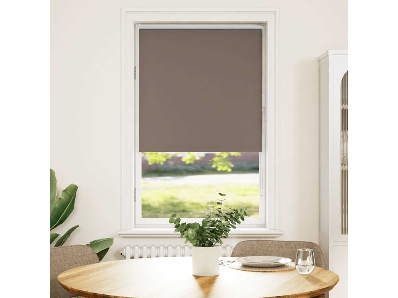 Store enrouleur occultant, store à rouleau café 85x130cm largeur du tissu 80,7cm cf45745 - Conforama B