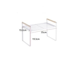 Étagère rangement cuisine organisateurs en coin 35x19.2x20cm