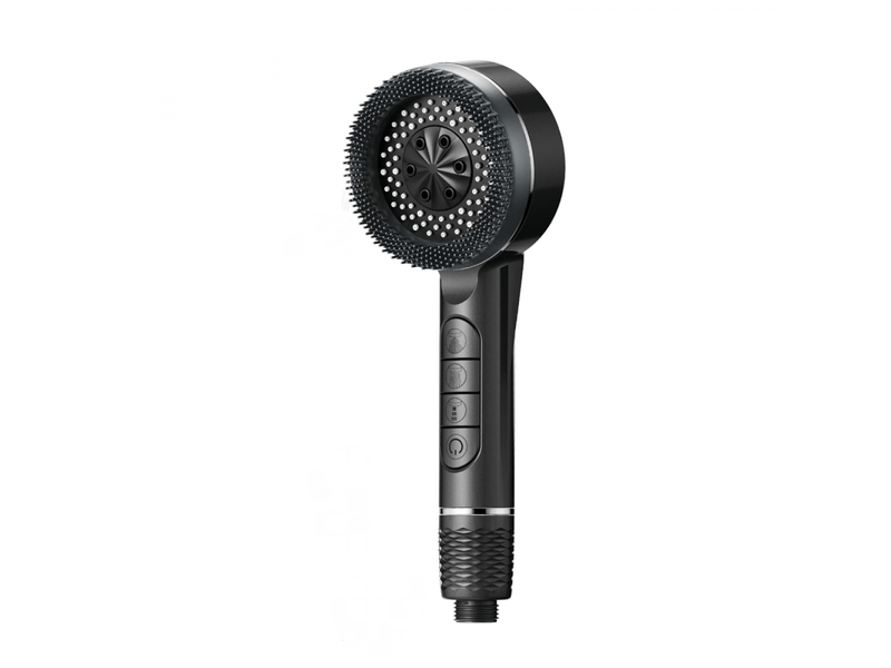 Pommeau de douche haute pression, pommeau de douche à économie d'eau avec flexible de 1,5 m, gris foncé  - Conforama A