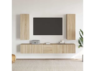 Meuble tv coloris marron 80 cm <strong></strong>  <strong></strong>