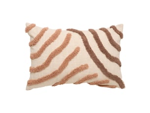 Coussin hawki rectangulaire 38x58cm marron