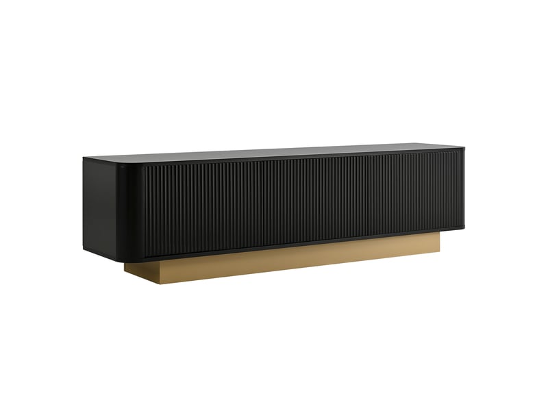  Lit capitonné 140x200 cm avec sommier à lattes et rangement, cadre en simili blanc, bandeau led intégré, lit coffre sans matelas  - Conforama A
