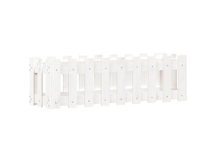 Jardinière - lit surélevé de jardin design de clôture 100x30x30cm pin massif