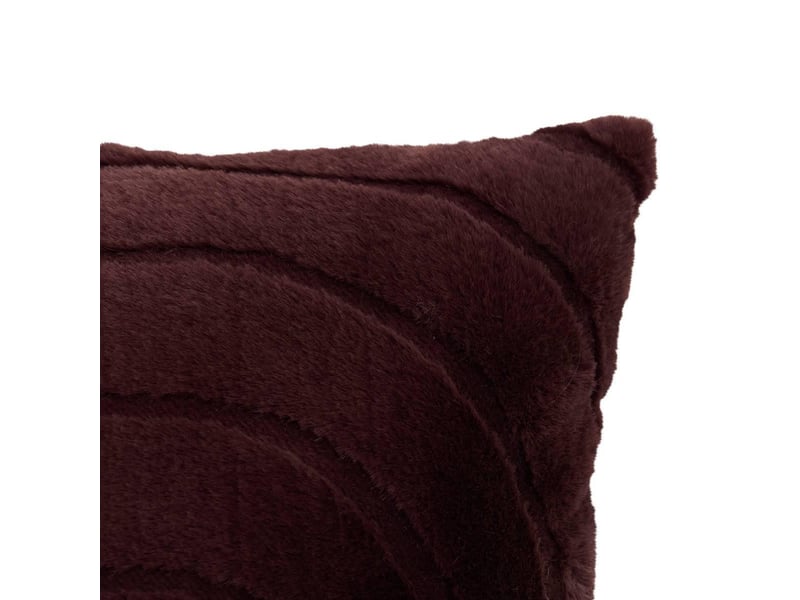  Coussin imitation fourrure arka 45x45cm marron ARKA - Conforama B