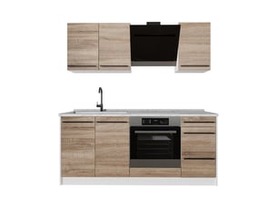 Vicco cuisine, sonomablanc, 180cm, pt marbre