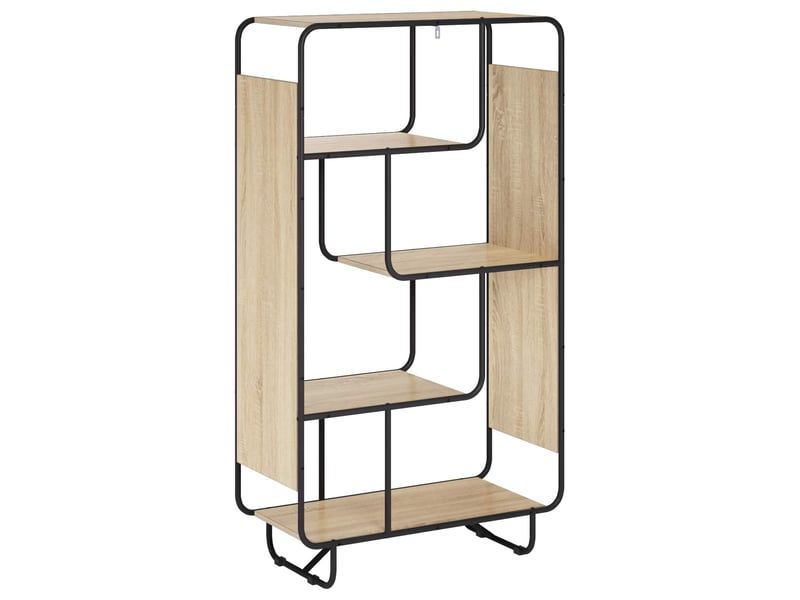  Buffet haut, buffet de rangement chêne sonoma 80x37,5x144 cm bois d'ingénierie  - Conforama E
