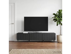 Meuble tv coloris noir 147 cm <strong></strong>  <strong></strong>
