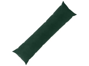 Coussin avec oreiller, coussin décoratifs heerlen vert foncé 40 x 145 cm velours cf50979