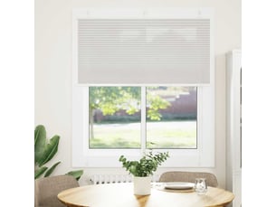 Store plissé, store de fenêtre gris clair 115x100cm largeur du tissu 114,4cm cf46877