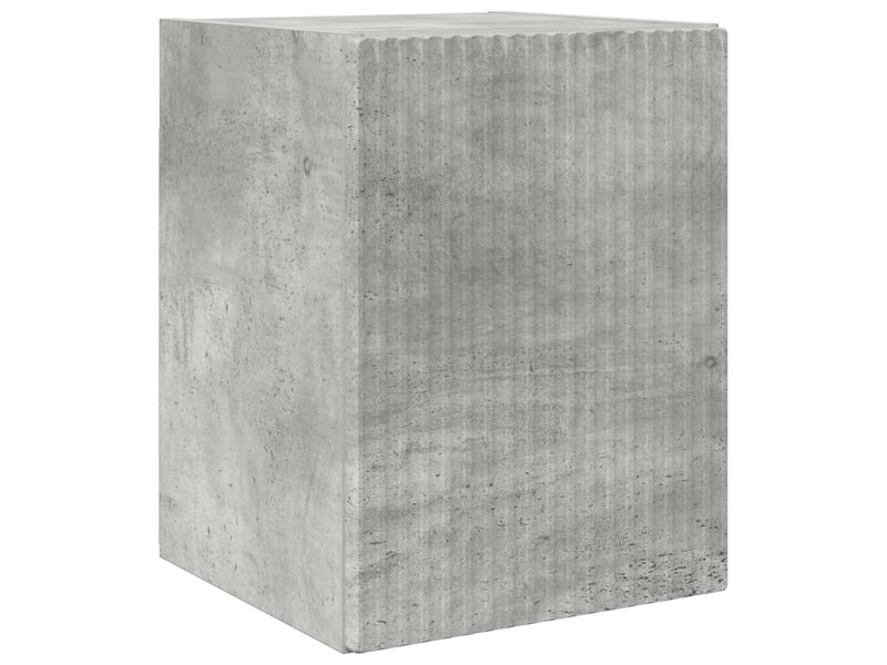  Ensemble meuble tv - banc tv - meuble de rangement 4 pcs gris béton bois d'ingénierie  - Conforama E