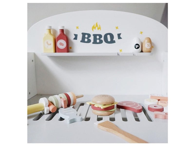  Barbecue en bois - avec accessoires - 75 cm GTK447 - Conforama D