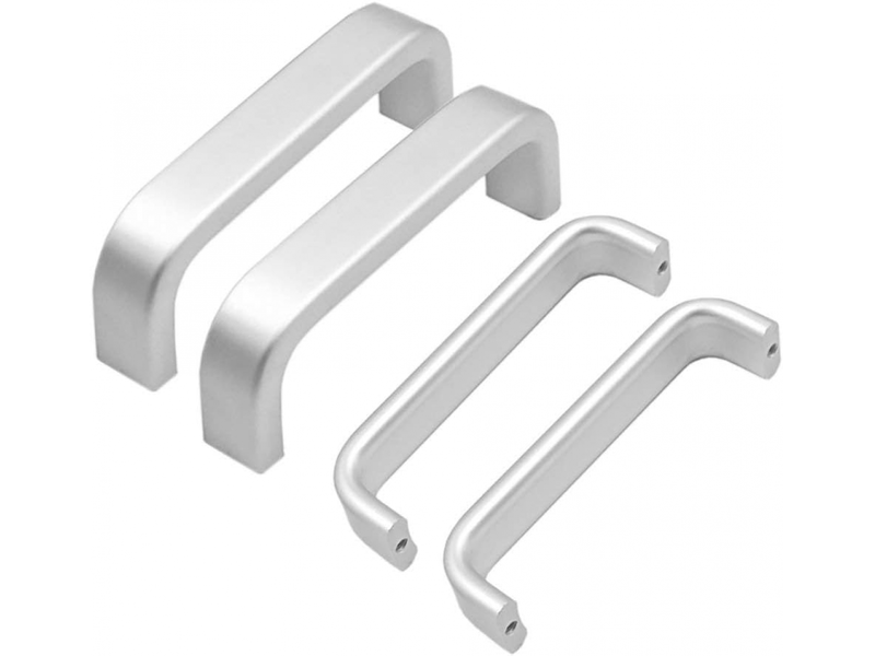  (64 mm), 10 mini poignées en aluminium pour portes d'armoires de cuisine, tiroirs, meubles de chambre à coucher  - Conforama C