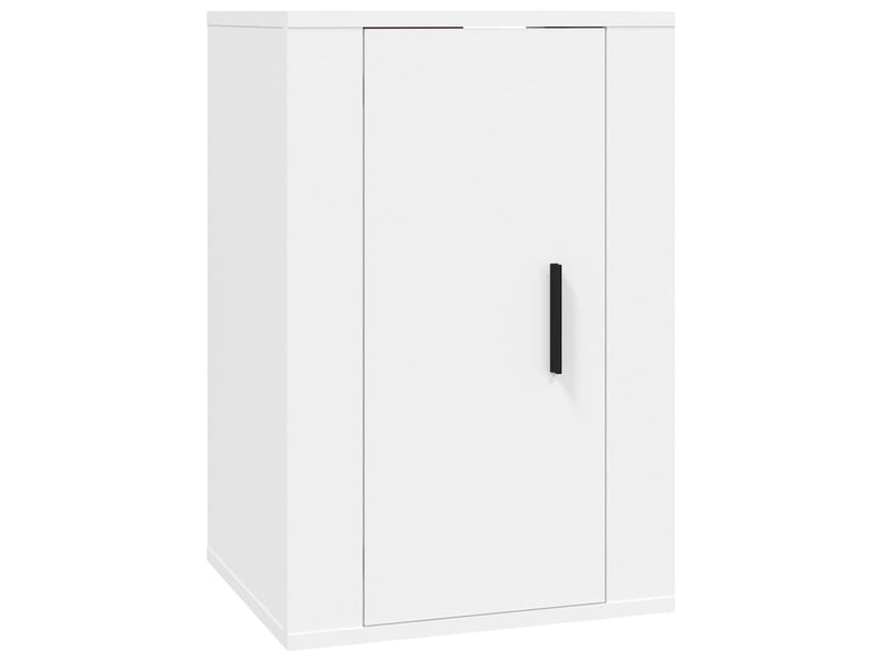  Ensemble de meubles tv 3 pcs blanc bois d'ingénierie shl90968  - Conforama E