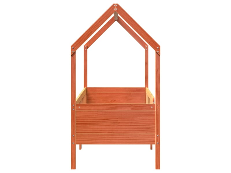  Cadre de lit d'enfants - lit jeune forme de maison sans matelas pin  - Conforama E