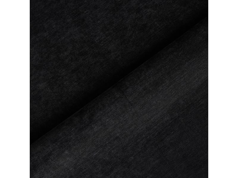  Chaises en tissu tramé toucher doux noir dolce AC22TDN - Conforama E