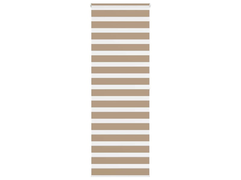  Store zèbre, store de fenêtre marron sable largeur du tissu 85,9 cm polyester cf48839  - Conforama B